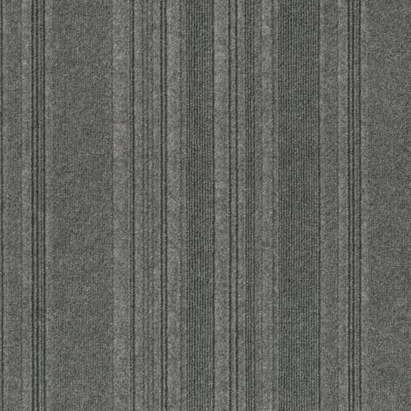Foss Floors Couture Peel & Stick Carpet Tiles, 24in x 24in, Sky Gray, Set Of 15 Tiles