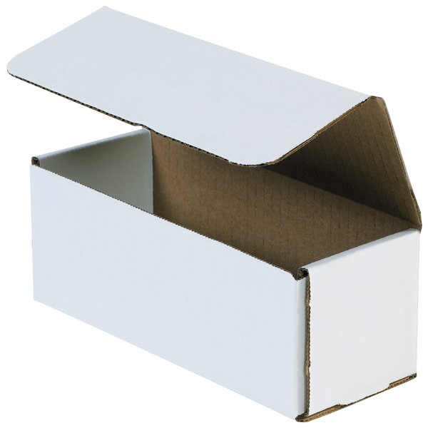 Partners Brand 17in Corrugated Mailers, 6inH x 6inW x 17inD, White, Pack Of 50