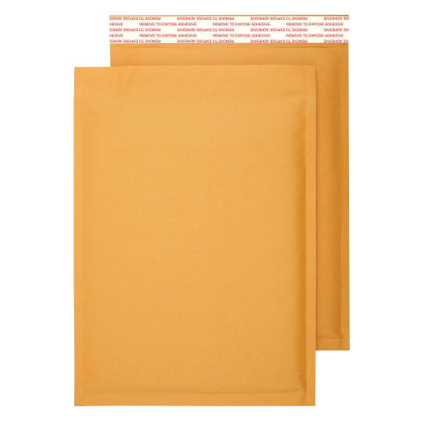 Office Depot Brand Self-Sealing Bubble Mailers, Size 7, 14 1/4in x 19in, Pack Of 12