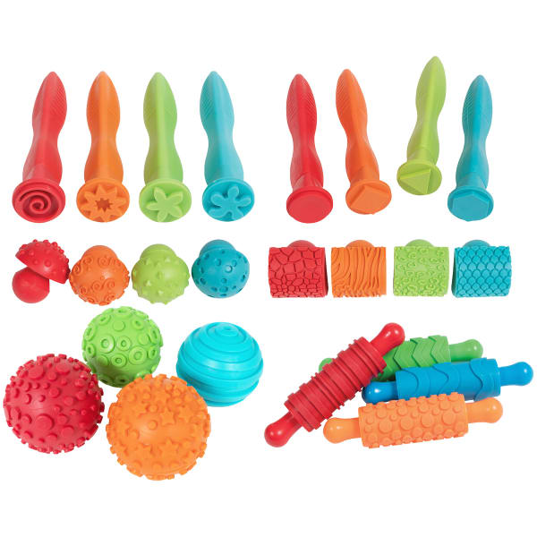 Ready 2 Learn Paint and Dough Tools, Pack Of 24 Tools