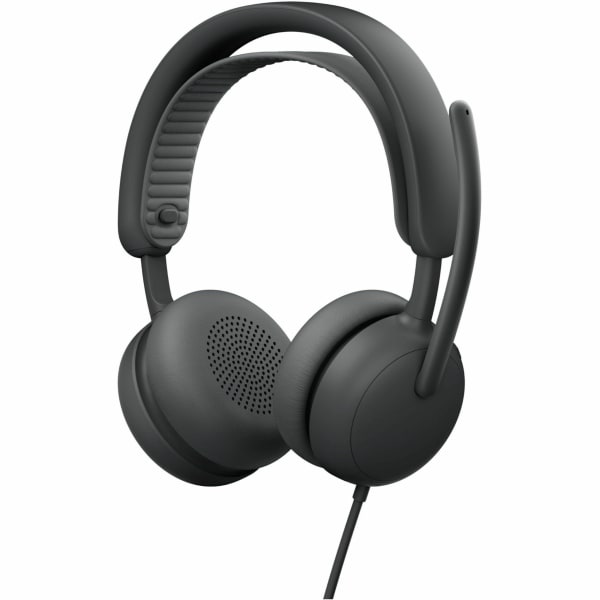 Logitech Zone Wired 2, Noise-Canceling Headset With Adaptive Hybrid ANC, Graphite