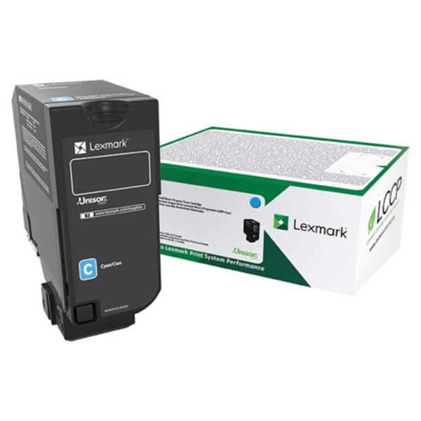 Lexmark CX735 Cyan High-Yield Laser Toner Cartridge, 81C0XCG