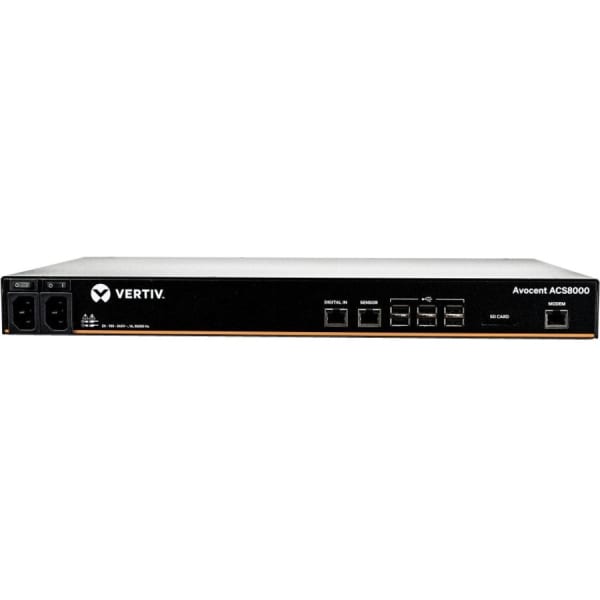 Vertiv Avocent ACS8000 Serial Console, 48 port Console Server, Modem