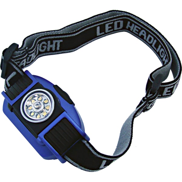 Dorcy 41-2093 42 Lumen LED Headlight - 8 x LED - Bulb - 42 lm Lumen - 3 x AAA - Aluminum, Elastic - Assorted - 1 / Pack