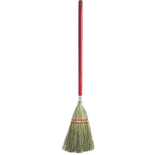 Genuine Joe Lobby Broom - 24in Handle Length - Wood Handle - Natural - 1 Each
