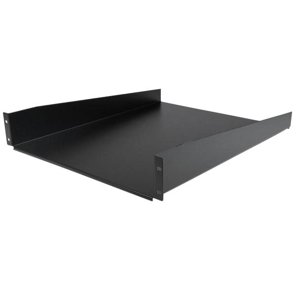 StarTech.com 2U Server Rack Cabinet Shelf - Fixed 22in Deep Cantilever Rackmount Tray  - CABSHELF22