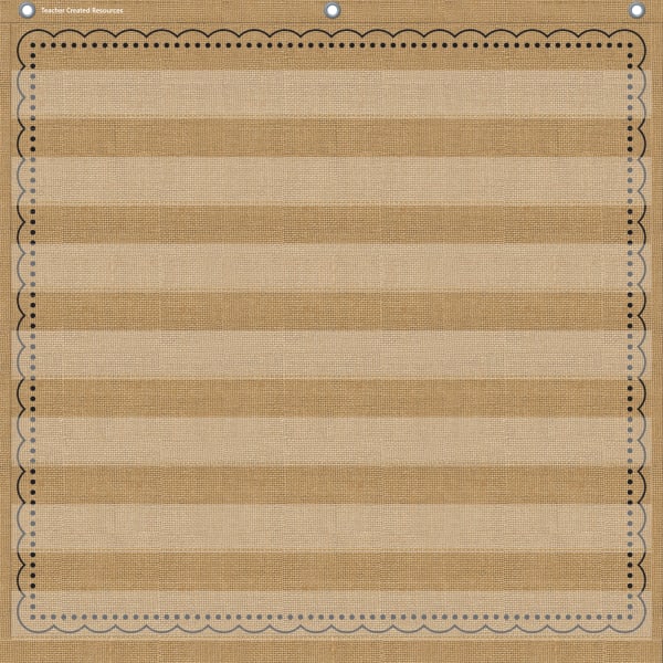 Teacher Created Resources 7-Pocket Pocket Chart, 28in x 28in, Burlap