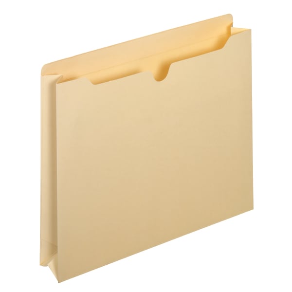 Pendaflex File Pockets, Reinforced, Expanding, Letter Size, Manila, Pack Of 10