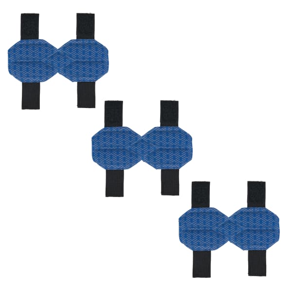 Ergodyne Chill-Its 6613 Hard Hat Cooling Ratchet Pads, Blue, Pack Of 3 Pads