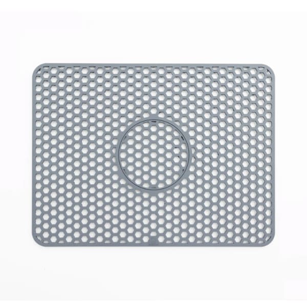 Better Houseware Silicone Sink Mat, Medium, Gray