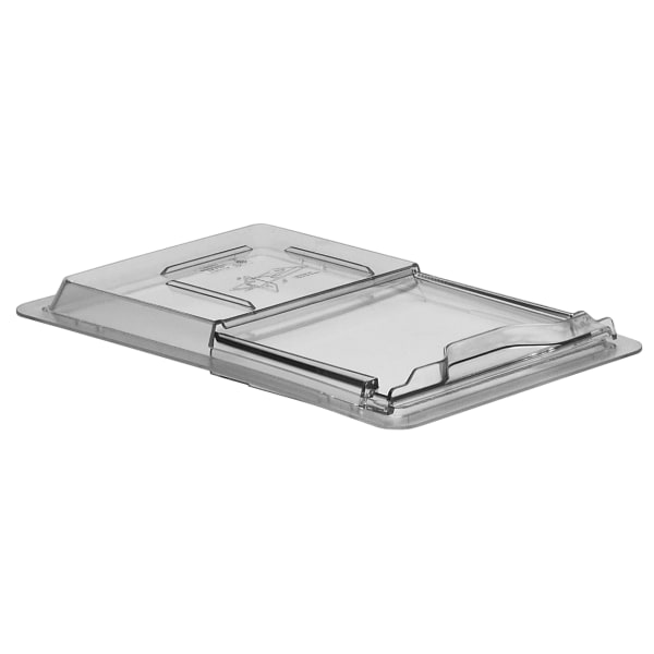Cambro Camwear Food Box Sliding Lids, 12in x 18in, Clear, Set Of 6 Lids