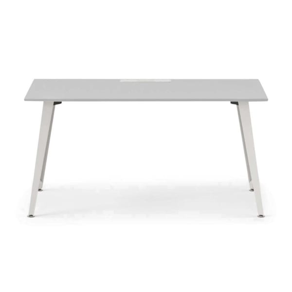 Branch Furniture Office Desk, Fog/White