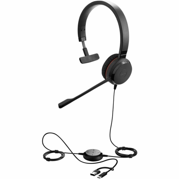 Jabra Evolve 20SE, USB-C/A, MS Mono, 499382338901