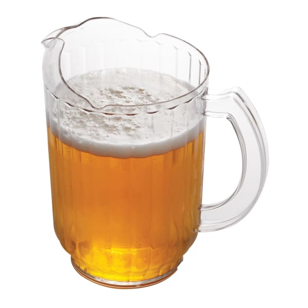 Cambro Camwear PE600CW135 Pitchers, 60 Oz, Clear, Pack Of 6 Pitchers