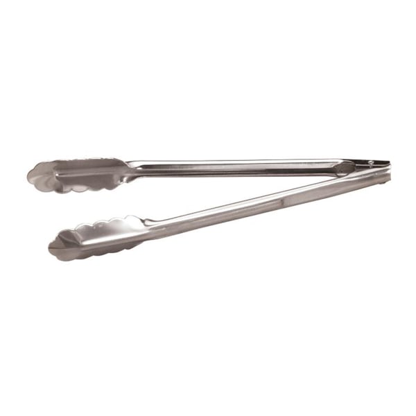 Vollrath Utility Tongs, 16in, Stainless Steel