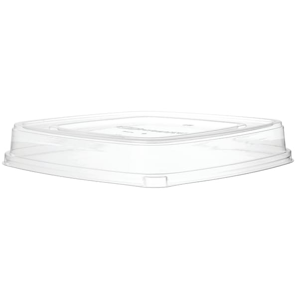 Eco-Products Regalia Sugarcane Bowl Lids, 160 Oz, Clear, Pack Of 50 Lids