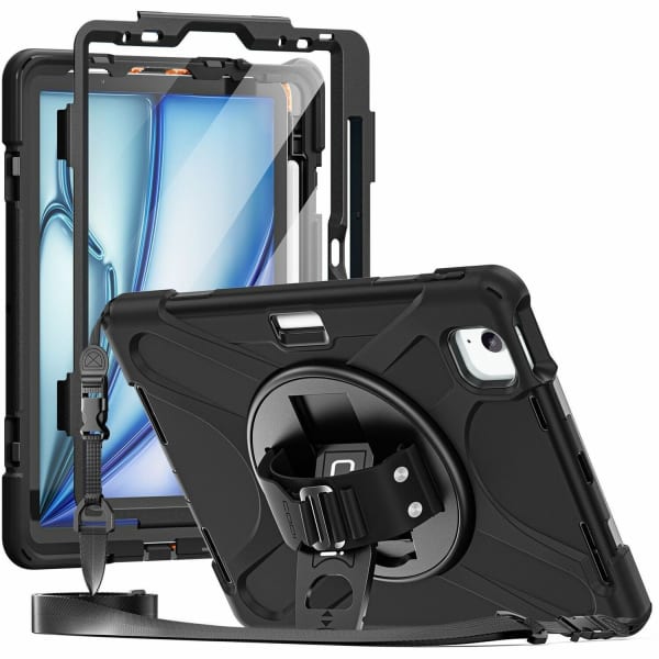 CODi Rugged Case - Integrated Screen Protector for iPad Air 11in (M2), iPad Pro 11in (4th, 3rd, 2nd, 1st Generation), iPad Air 10.9in (5th, 4th Generation) - Drop Test-certified