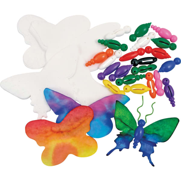 Roylco Butterfly Ornaments Kit, Pack Of 75