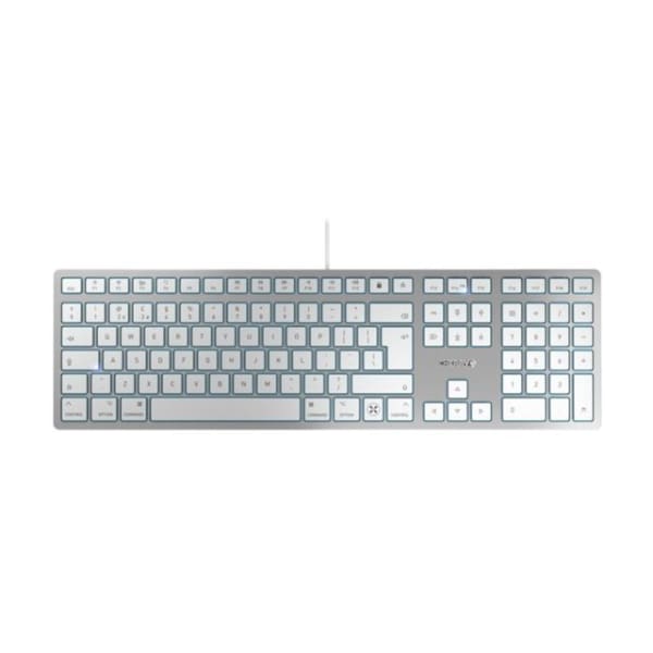 CHERRY KC 6000C FOR MAC - Keyboard - USB-C - US - key switch: CHERRY SX - silver
