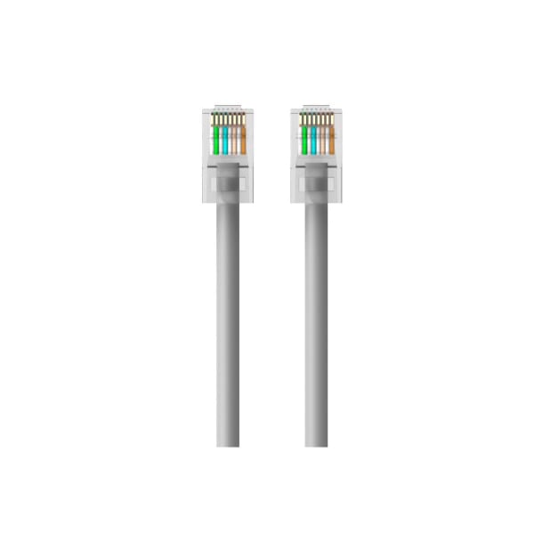 Belkin High Performance - Patch cable - RJ-45 (M) to RJ-45 (M) - 20 ft - UTP - CAT 6 - molded, snagless - gray