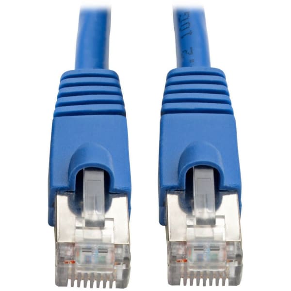 Tripp Lite 10ft Augmented Cat6 Cat6a Shielded 10G Patch Cable RJ45 M/M Blue 10ft - First End: 1x RJ-45 Male Network - N262010BL