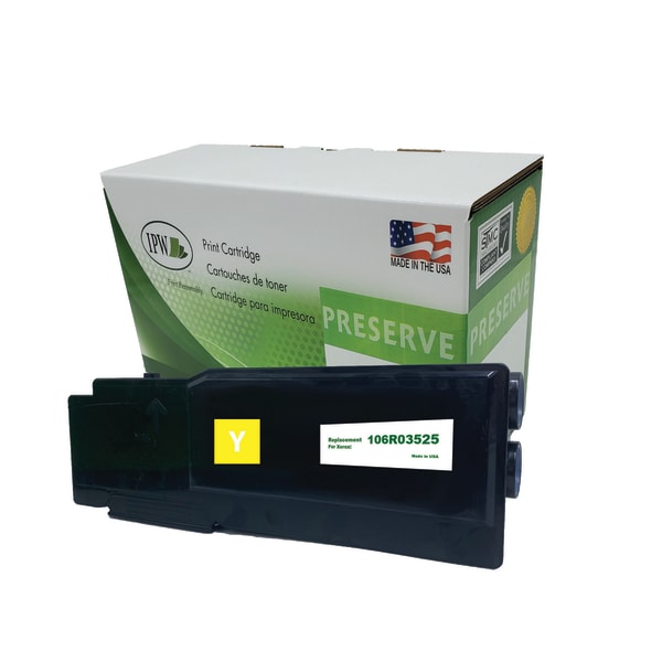 IPW Preserve Remanufactured Yellow Extra-High Yield Toner Cartridge Replacement For Xerox 106R03525, 106R03525-R-O