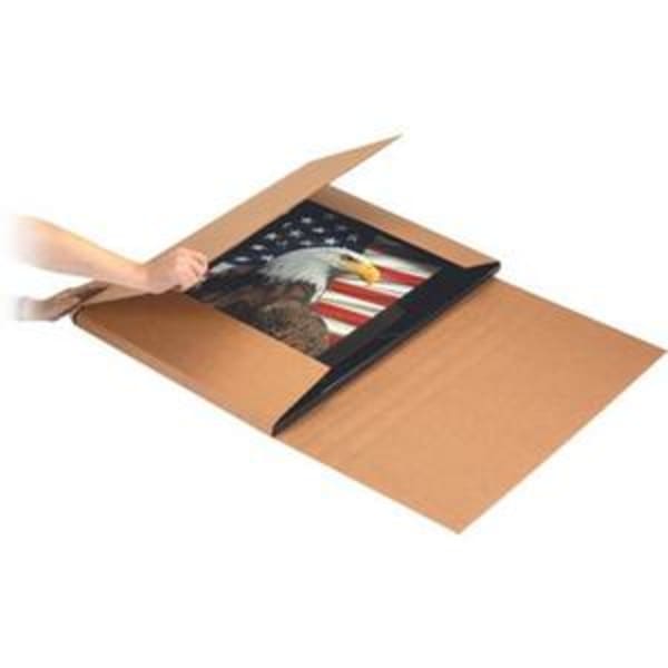 BOX Jumbo Corrugated Bookfold - Corrugated - 20in Width x 24in Length - Kraft - 20 / Pack