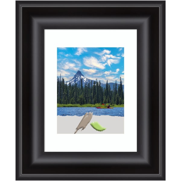 Amanti Art Grand Picture Frame, Opening Size 17in x 20in (Matted To 11in x 14in), Black