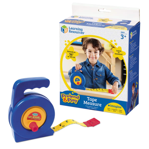 Learning Resources Pretend & Play Tape Measure, 3ft/1 Meter