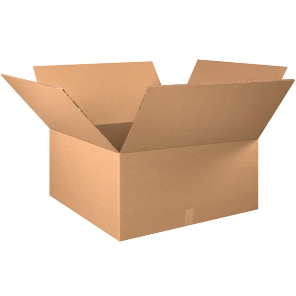 Partners Brand Double-Wall Heavy-Duty Corrugated Cartons, 30in x 30in x 16in, Kraft, Box Of 5