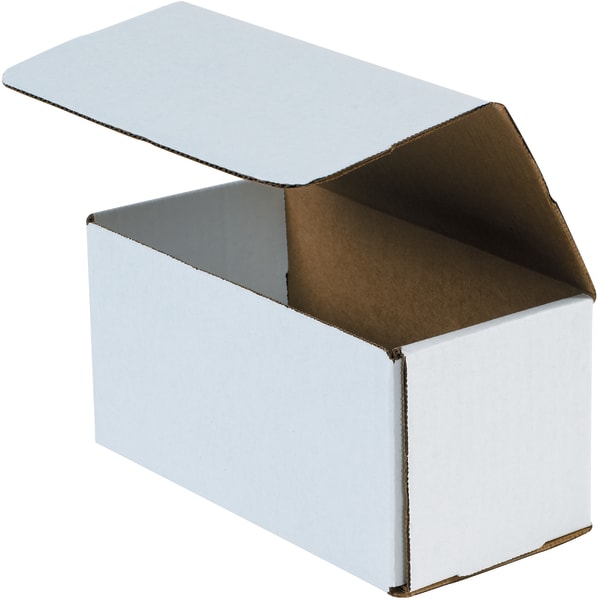 Partners Brand Corrugated Mailers 9in x 5in x 5in, White, Bundle of 50