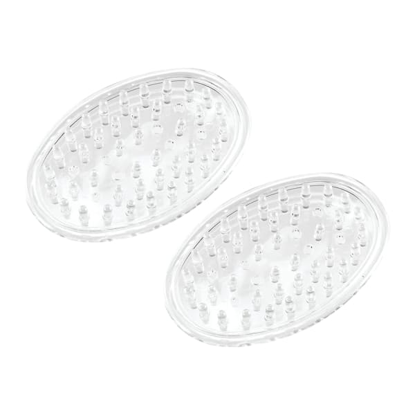 Better Houseware Soap Holders/Savers, 3/4inH x 4-3/8inW x 3inD, Clear, Pack Of 2 Savers