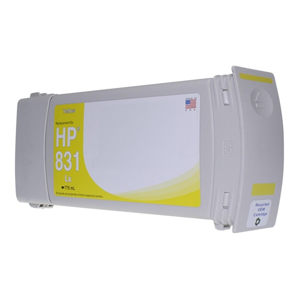 Clover Imaging Group Wide Format - 775 ml - yellow - compatible - ink cartridge (alternative for: HP 831, HP CZ685A) - for HP Latex 115, 310, 315, 330, 335, 360, 365, 370, 375, 560, 570