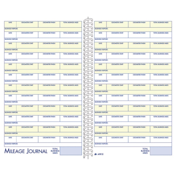 Adams Vehicle Mileage And Expense Book, 5 1/4in x 8 1/2in