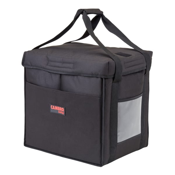 Cambro Delivery GoBags, 12in x 15in x 15in, Black, Set Of 4 GoBags