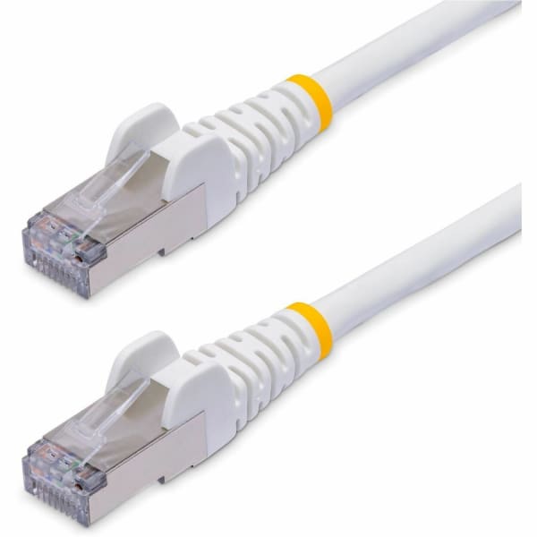 StarTech.com 30ft White CAT8 Ethernet Cable, Snagless RJ45, 25G/40G 2000MHz, 100W PoE, S/FTP, 26AWG Pure Bare Copper, LSZH Network Patch Cord