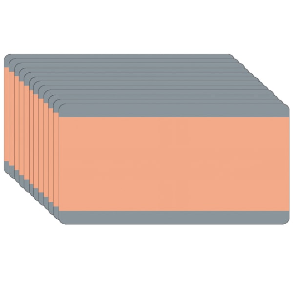 Ashley Productions Big Reading Guides, 3-3/4in x 7-1/4in, Peach, Pack Of 12 Guides