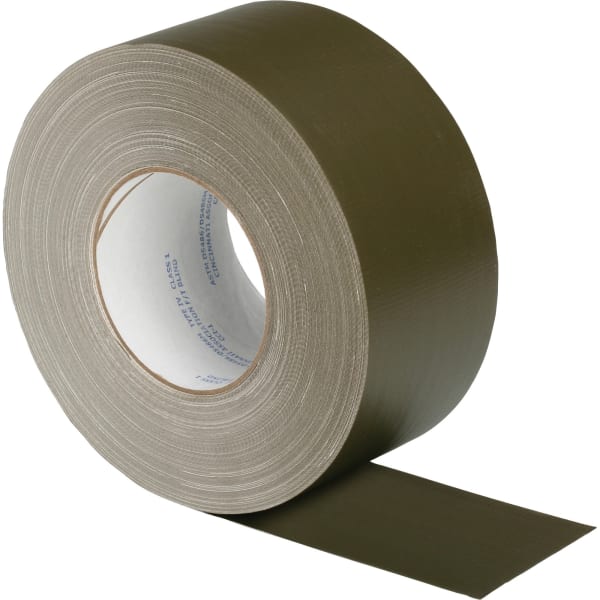 SKILCRAFT Original 100 MPH Tape - 60 yd Length x 3in Width x 12 mil Thickness - 3in Core - Olive - Woven, Cloth Roll - 1 / Roll