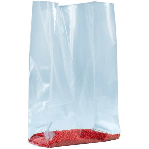 Office Depot Brand 1.5-Mil Gusseted Poly Bags, 8inH x 4inW x 18inD, Case Of 1,000