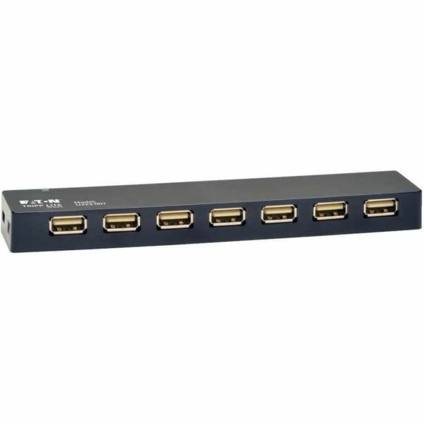 Tripp Lite 7-Port USB 2.0 Mobile Hi-Speed Hub Notebook Laptop Bus Power AC - Hub - 7 x USB 2.0 - desktop