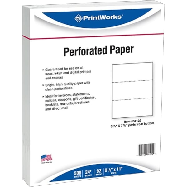 Paris Printworks Professional Multi-Use Printer & Copy Paper, 5 Reams, White, Letter (8.5in x 11in), 2500 Sheets Per Case, 24 Lb, 92 Brightness