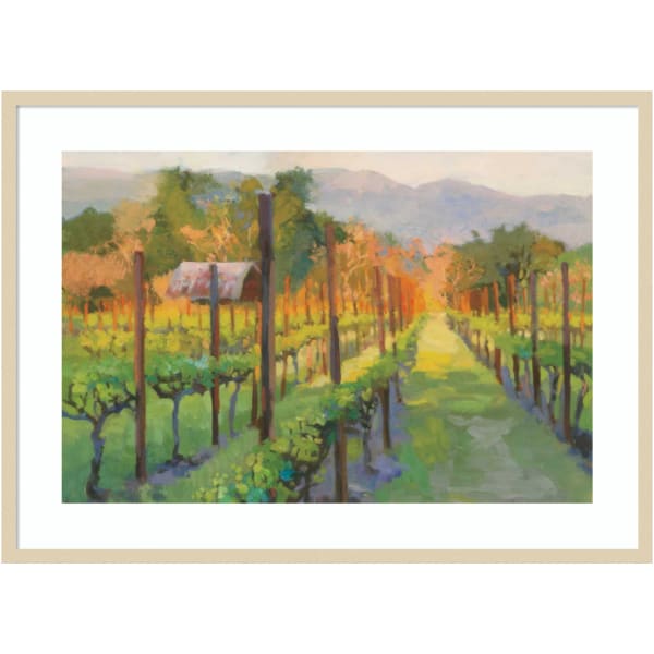 Amanti Art Silverado Afternoon Landscape by Christine Debrosky Wood Framed Wall Art Print, 41inW x 30inH, Natural