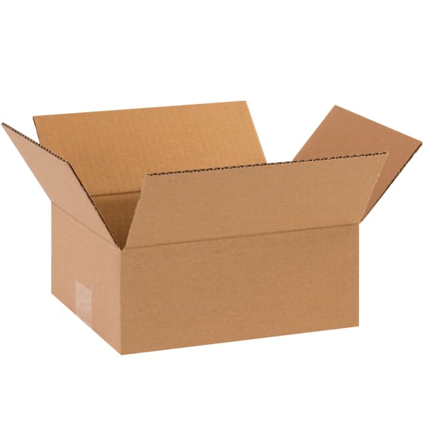 Partners Brand Flat Corrugated Boxes, 8in x 6in x 2in, Kraft, Pack Of 25 Boxes