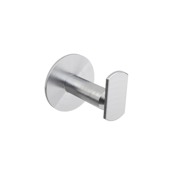Wingits MODERN Elegance Robe Hook, Oblong Button, Brushed Nickel, Total Qty 1