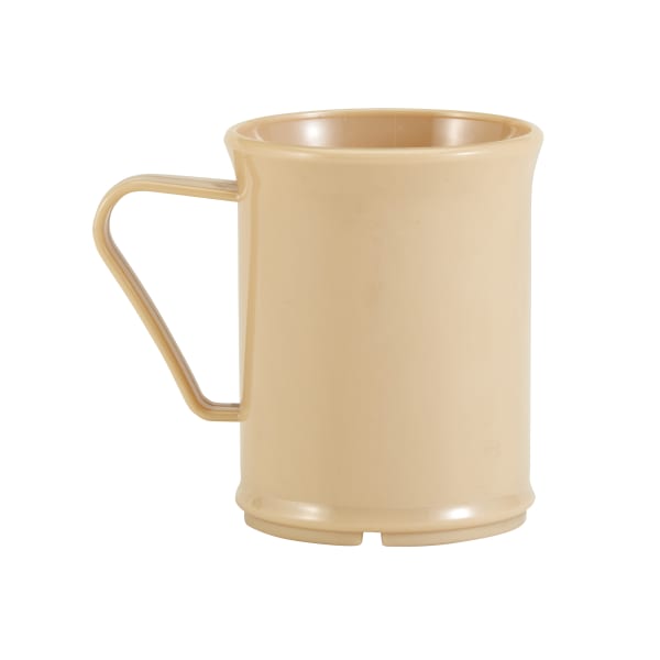 Cambro Camwear Dinnerware Mugs, 9.6 Oz, Beige, Set Of 48 Mugs