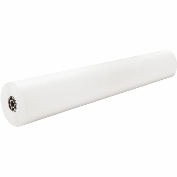 Pacon Rainbow Duo-Finish Kraft Paper Roll, 36in x 1000ft, White