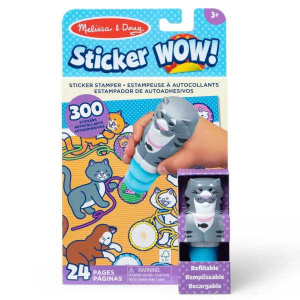 Melissa & Doug Sticker WOW! Activity Pad Set, Cat
