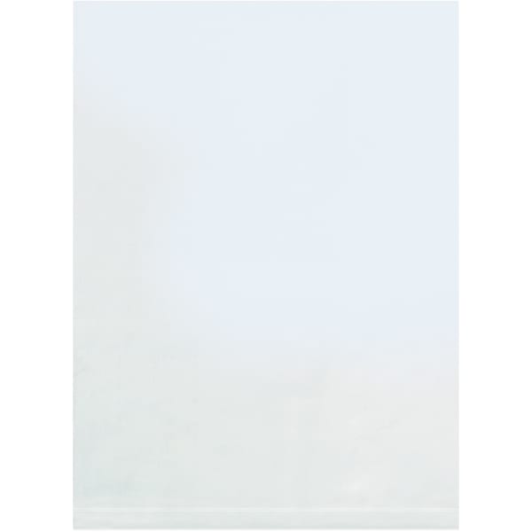Partners Brand 2 Mil Flat Poly Bags, 8in x 14in, Clear, Case Of 1000