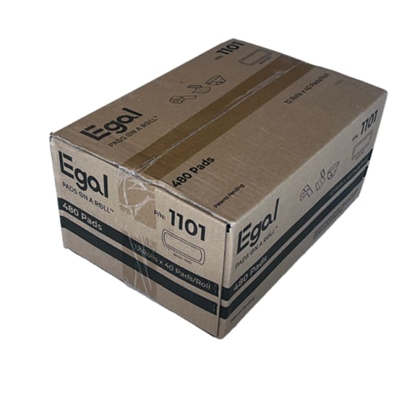 Egal Pads On A Roll, 40 Pads Per Roll, Package Of 12 Rolls