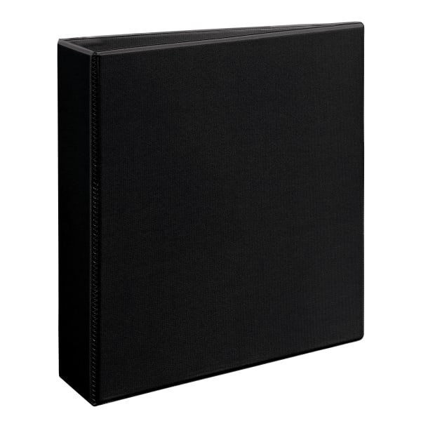 Avery Heavy-Duty View 3 Ring Binder, 2in One Touch Slant Rings, Black, 1 Binder